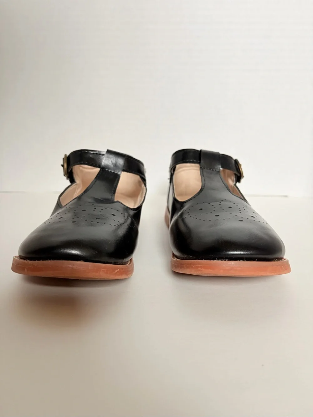 Mary Jane Dress Shoes School Uniform Round Toe Classic Black Girls Kids Size 1